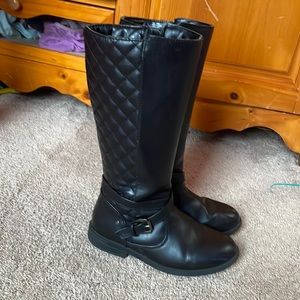 Kohls big girl size 2 Medium Black Boots